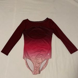 Pink ombré leotard from justice.